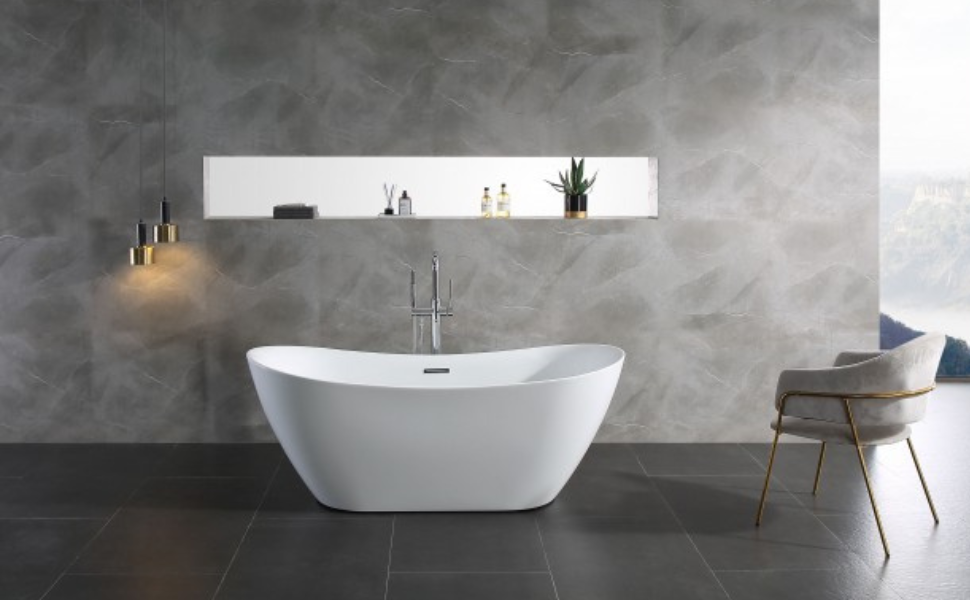 BRAIDER wanna wolnostojąca PUREA. Biała BRAIDER wanna wolnostojąca PUREA. Biała