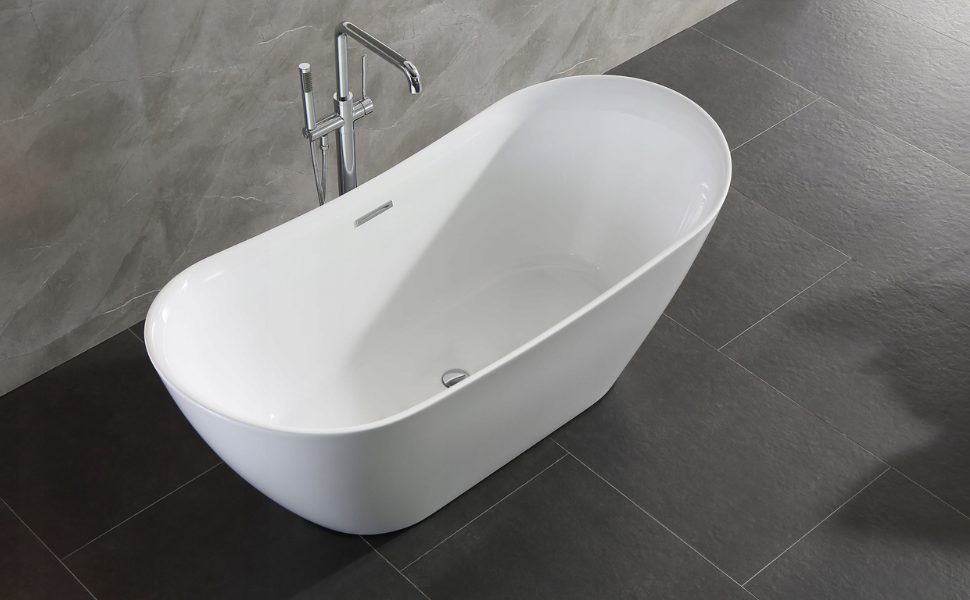 BRAIDER wanna wolnostojąca PUREA. Biała BRAIDER wanna wolnostojąca PUREA. Biała