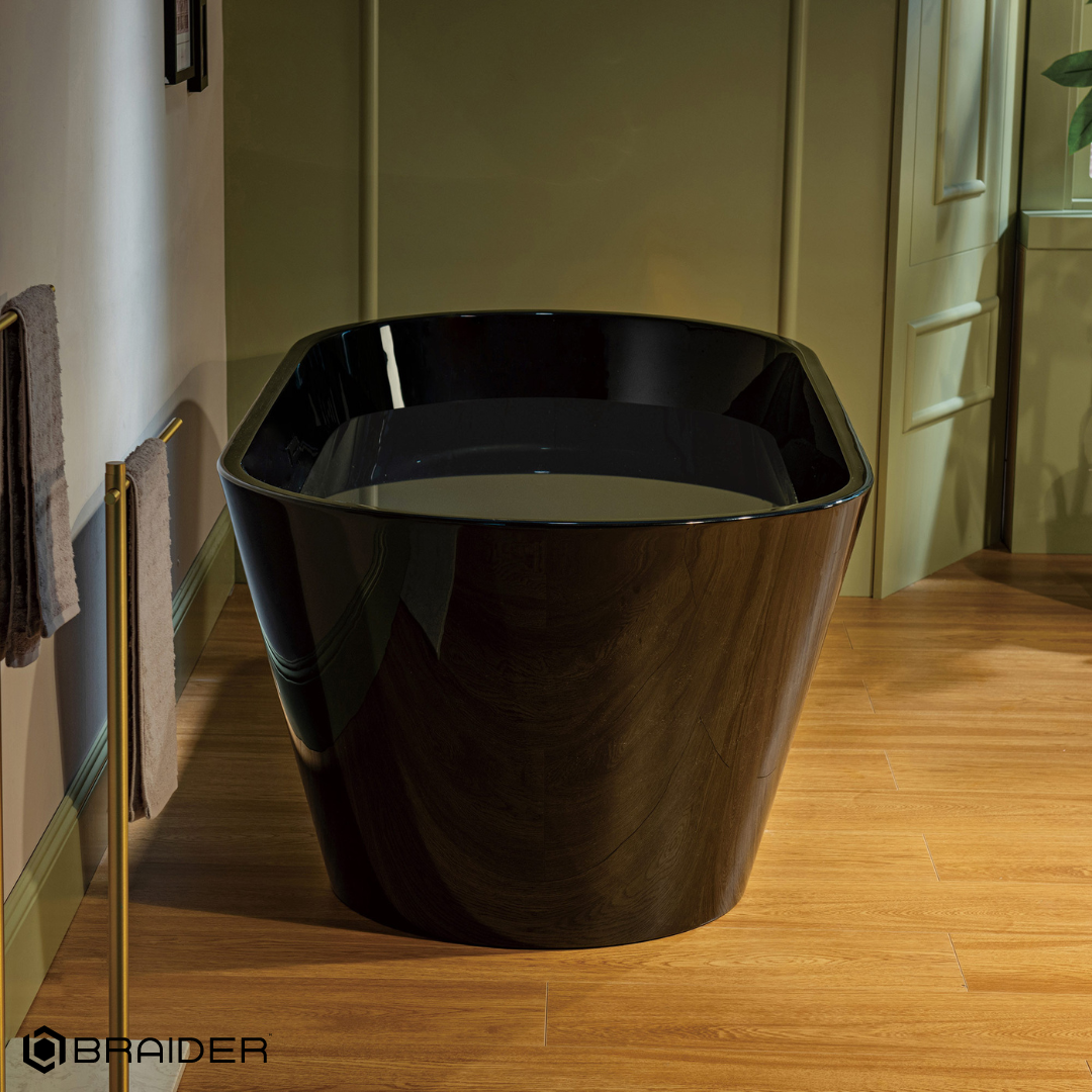 Braider wanna wolnostojąca akrylowa Altaria czarna Braider wanna wolnostojąca akrylowa Altaria czarna