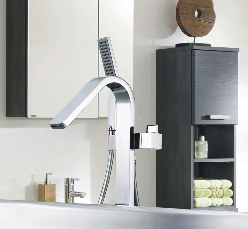 BRAIDER-BATERIA-WANNOWA-WOLNOSTOJACA-LACERTA-chrom-sluchawka-prysznicowa-EAN-GTIN-5905323765320 BRAIDER bateria wannowa wolnostojąca