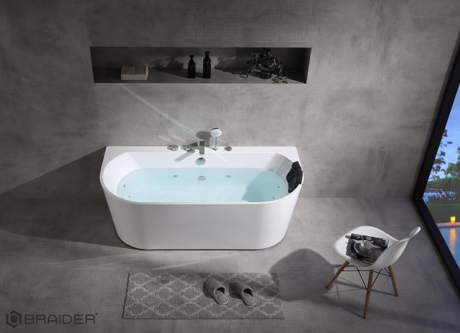 Braider wanna akrylowa wolnostojąca z hydromasażem