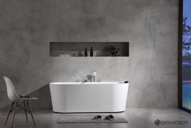 Braider wanna akrylowa wolnostojąca z hydromasażem