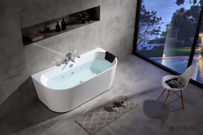 Braider wanna akrylowa wolnostojąca z hydromasażem